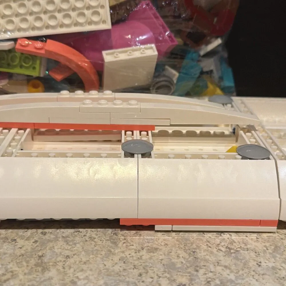 LEGO Friends 41381 Rescue Mission Boat Partial Set w/ Narwhal Loose Parts Lot